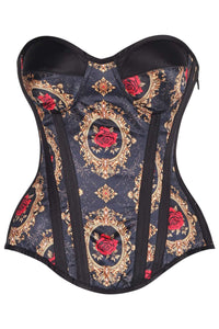 Midnight Rose Baroque Corset