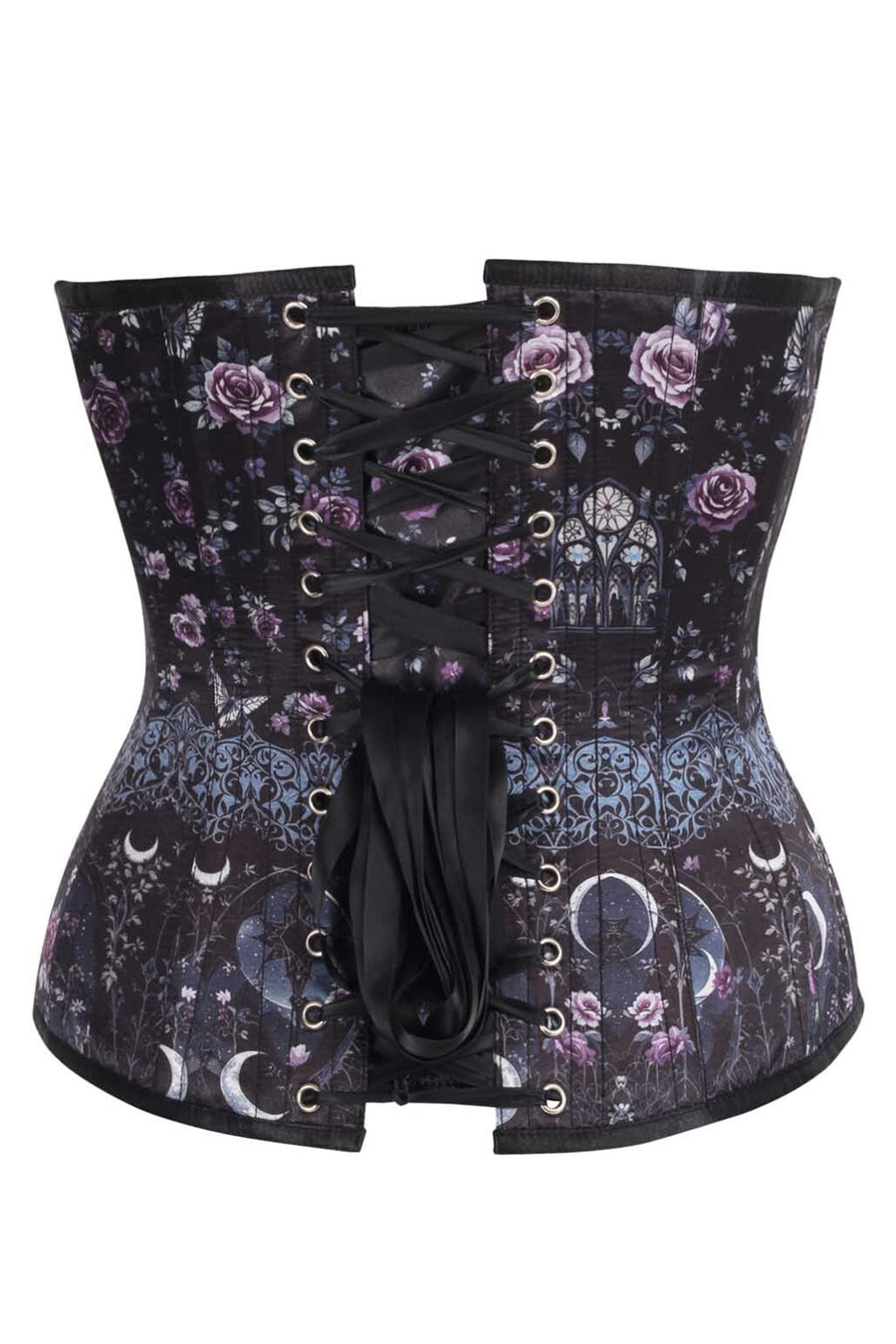 Mystic Moonlit Garden Overbust Corset