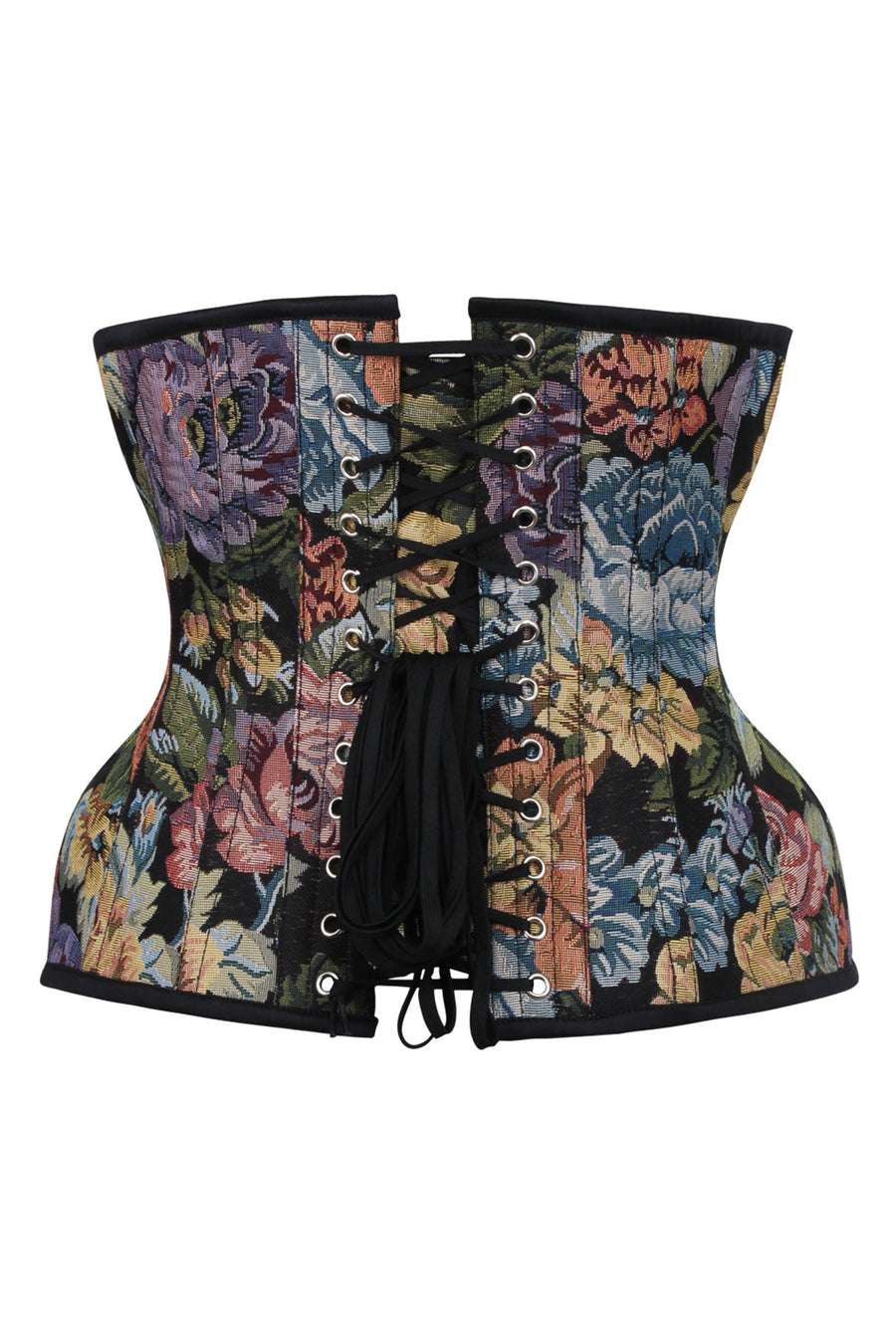 Floral Print Curvy Underbust Corset