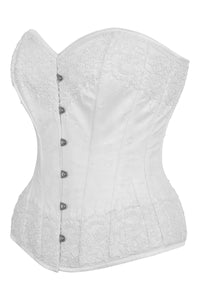 White Satin Couture Corset