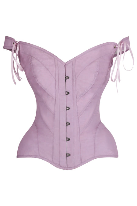 Dawn Pink Sleeved Corset