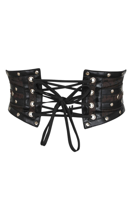 Brown Steampunk Corset Inspired Belt