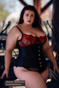 Beautiful Noire Waist Training Underbust Corset- Longline