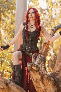 Medieval Inspired Steampunk LARP Corset