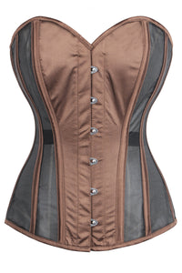 Mocha Undertone Mesh Corset