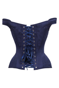 Navy Blue Sleeved Corset