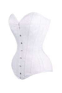 Corset Story MY-058 Classic Long White Waist Taming Corset