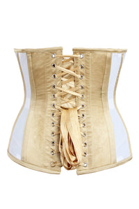 Corset Story BC-065 Longline Gold Sequin and Mesh Panel Underbust