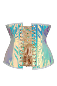 Longline Holographic PVC Corset