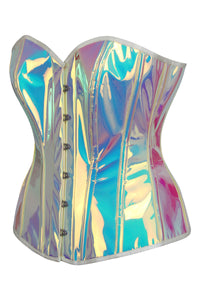 Iridescent PVC Overbust Corset