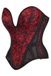 Red & Black Vampiric Seductress Corset