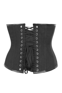 Black Brocade Wild West Underbust Corset