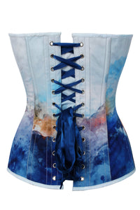 Corset Story MY-607 Misty Mountain Print Overbust Corset
