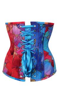 Corset Story MY-648 Kaleidoscopic Exposed Petal Longline Underbust Corset