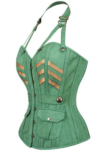 Corset Story WTS527 Military Inspired Burlesque Corset