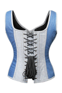 Corset Story WTS837 Double Denim WaistCoat Corset