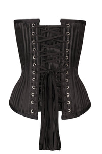 Corset Story WT-047 Black Striped Expert Waist Training Overbust Corset